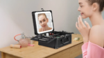 ⁦حقيبة ومنظم مكياج مع مرآة LED – ليفيلو⁩ - الصورة ⁦4⁩