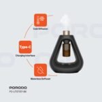 ⁦جهاز تعطير بدون ماء Aroma Sphere مع 8 روائح – بورودو / لون أسود⁩ - الصورة ⁦5⁩